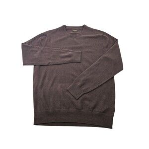 GC Men's XXL Gutteridge 100% Cashmere Crew-Neck Sweater Marrone Brown Pullover
